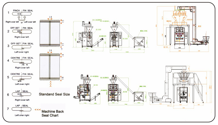 Automatic Frozen French Fries Packing Machine for Frozen Food,Small Snack Food Potato Plantain Banana Chips Packaging machine